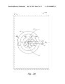 PLASMA PROCESS CHAMBERS EMPLOYING DISTRIBUTION GRIDS HAVING FOCUSING     SURFACES THEREON ENABLING ANGLED FLUXES TO REACH A SUBSTRATE, AND RELATED     METHODS diagram and image