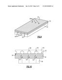 COMPONENTS WITH MICRO COOLED PATTERNED COATING LAYER AND METHODS OF     MANUFACTURE diagram and image