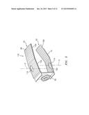 GAS TURBINE ENGINE COMBUSTOR LINER ASSEMBLY WITH CONVERGENT HYPERBOLIC     PROFILE diagram and image