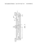 GAS TURBINE ENGINE COMBUSTOR LINER ASSEMBLY WITH CONVERGENT HYPERBOLIC     PROFILE diagram and image