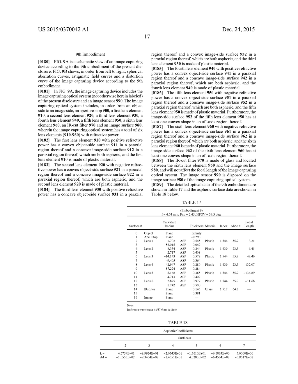 IMAGE CAPTURING OPTICAL SYSTEM, IMAGE CAPTURING DEVICE AND PORTABLE DEVICE - diagram, schematic, and image 42