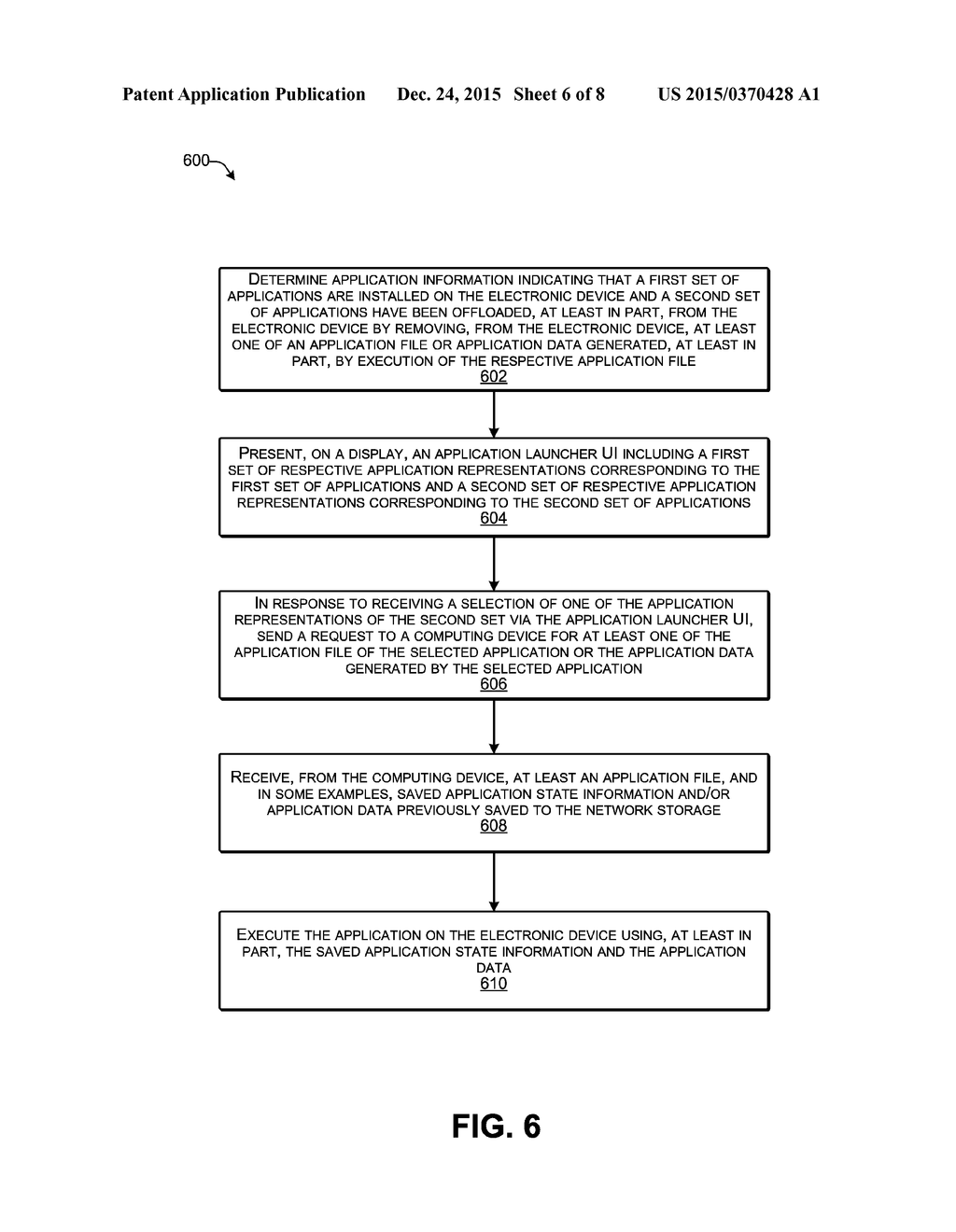 LAUNCHING APPLICATIONS ON AN ELECTRONIC DEVICE - diagram, schematic, and image 07