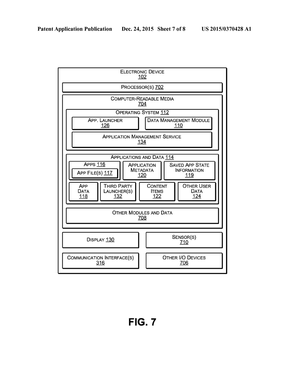 LAUNCHING APPLICATIONS ON AN ELECTRONIC DEVICE - diagram, schematic, and image 08