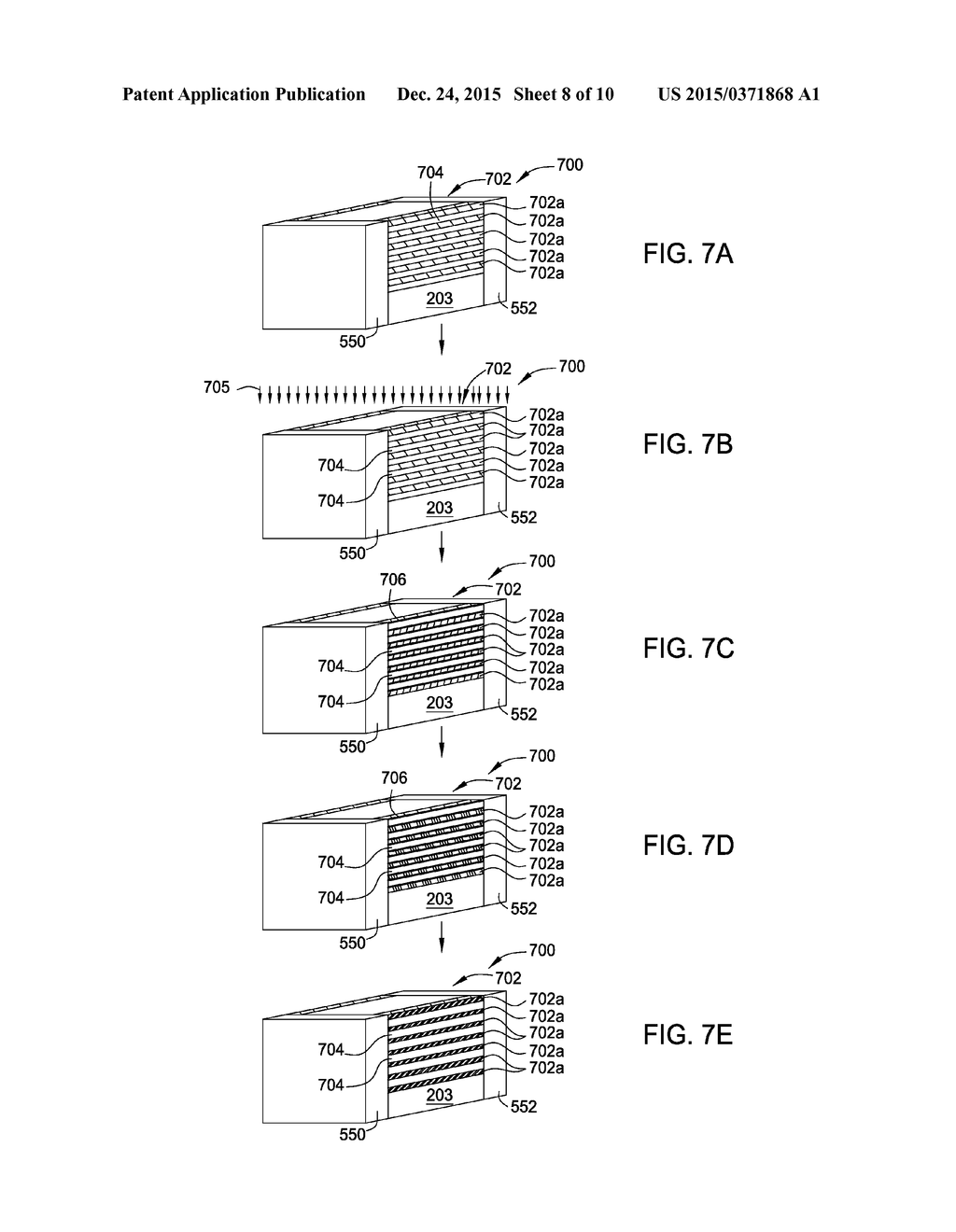 METHOD FOR FABRICATING VERTICALLY STACKED NANOWIRES FOR SEMICONDUCTOR     APPLICATIONS - diagram, schematic, and image 09