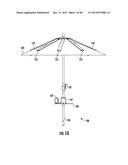 High Capacity Solar Charging Umbrella diagram and image