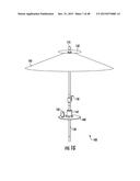 High Capacity Solar Charging Umbrella diagram and image