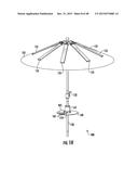 High Capacity Solar Charging Umbrella diagram and image