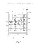 ADJUSTABLE SHELF RACK HAVING A MODULAR SHELVING SYSTEM diagram and image