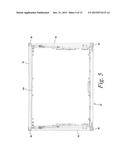 ADJUSTABLE SHELF RACK HAVING A MODULAR SHELVING SYSTEM diagram and image