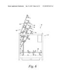 ADJUSTABLE SHELF RACK HAVING A MODULAR SHELVING SYSTEM diagram and image