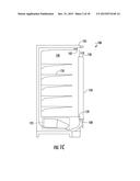 REFRIGERATED CASE WITH PARTIAL HEIGHT DOORS diagram and image