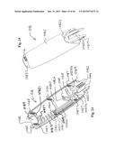 LANCING DEVICE WITH DEPTH ADJUSTMENT AND LANCET REMOVAL SYSTEM AND METHOD diagram and image