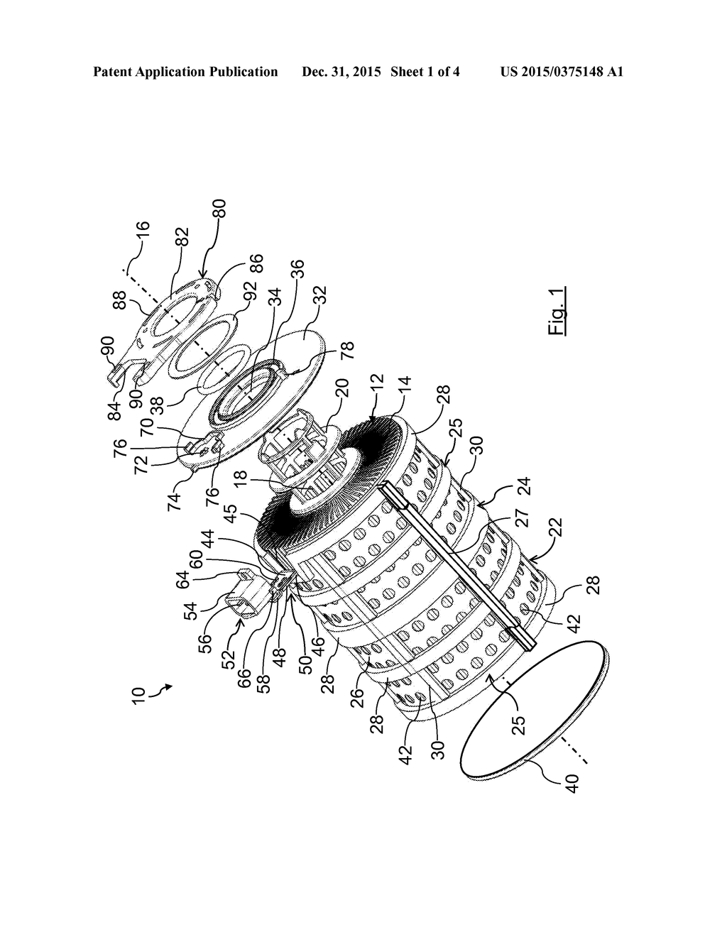 Filter Element of a Filter, Heating Cage for a Filter Element and a Method     for Producing a Filter Element - diagram, schematic, and image 02