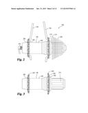 BICYCLE WHEEL HUB WITH MOLDED SPOKE HOLES diagram and image