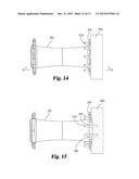 BICYCLE WHEEL HUB WITH MOLDED SPOKE HOLES diagram and image