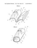 HOLDER OF A TONNEAU COVER OR SEPARATION DEVICE FOR A LUGGAGE SPACE OF A     VEHICLE diagram and image