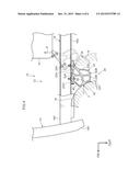 VEHICLE BODY FRONT PORTION STRUCTURE AND LOAD RECEIVING MEMBER diagram and image