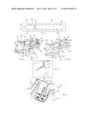 AEROPLANE EQUIPPED WITH AN INTERNAL ESCAPE HATCH HAVING A DOUBLE OPENING     CONTROLLER diagram and image