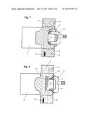 METHOD AND DEVICE FOR PRODUCING BLANKS FOR COLLARS OF PACKETS FOR     CIGARETTES diagram and image