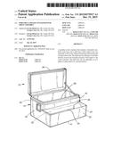 PORTABLE COOLER CONTAINER WITH SHELF ASSEMBLY diagram and image