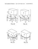 CRADLE FOR PROPPANT CONTAINER HAVING TAPERED BOX GUIDES diagram and image