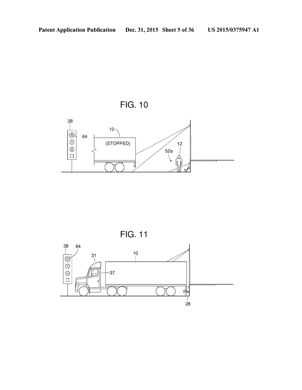 Pedestrian-Vehicle Safety Systems for Loading Docks - diagram, schematic, and image 06