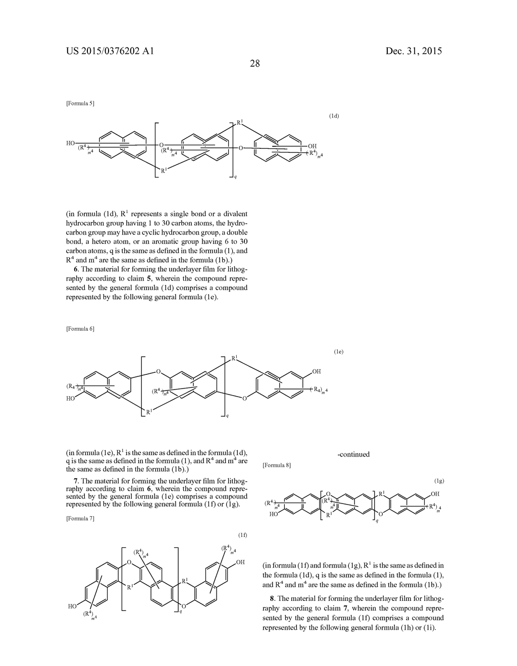 COMPOUND, MATERIAL FOR FORMING UNDERLAYER FILM FOR LITHOGRAPHY, UNDERLAYER     FILM FOR LITHOGRAPHY AND PATTERN FORMING METHOD - diagram, schematic, and image 29