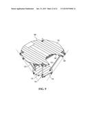 COLLAPSIBLE STRUCTURE FOR VESSEL HAVING INTERIOR SLOPING WALL diagram and image