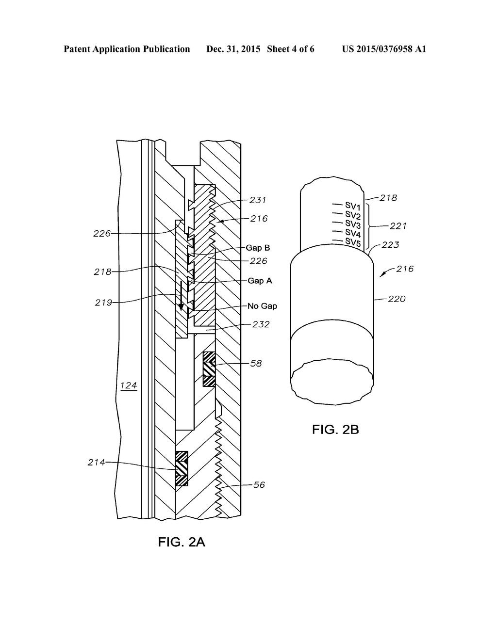 PRESSURE RESPONSIVE DOWNHOLE TOOL HAVING AN ADJUSTABLE SHEAR THREAD     RETAINING MECHANISM AND RELATED METHODS - diagram, schematic, and image 05