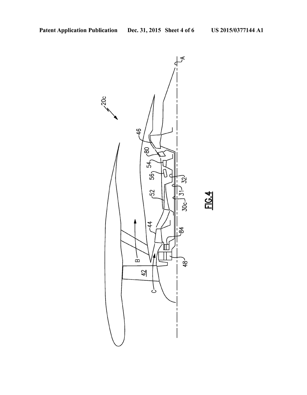 GAS TURBINE ENGINE GEARED ARCHITECTURE - diagram, schematic, and image 05