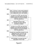 Support member with dual use rebar for geothermal above ground loop diagram and image