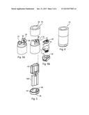 DISPENSING DEVICE FOR HOLDING AND DISPENSING STRIP-LIKE OBJECTS diagram and image