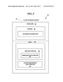 METHOD AND SYSTEM FOR ELECTRONIC CONTENT STORAGE AND RETRIEVAL USING     GALOIS FIELDS AND GEOMETRIC SHAPES ON CLOUD COMPUTING NETWORKS diagram and image