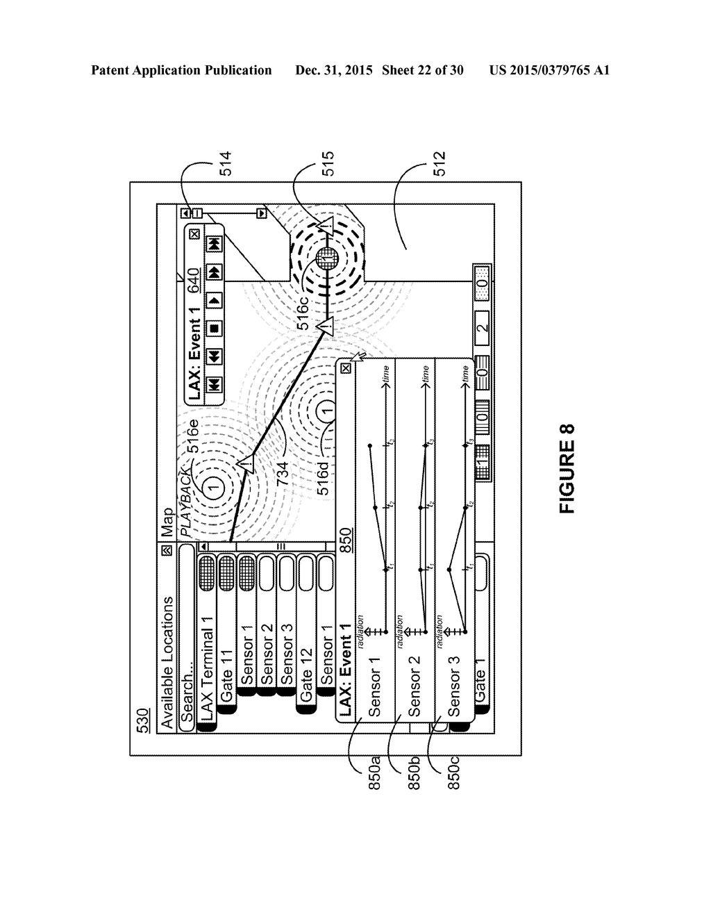 GRAPHICAL USER INTERFACE FOR PATH DETERMINATION OF A SENSOR BASED     DETECTION SYSTEM - diagram, schematic, and image 23