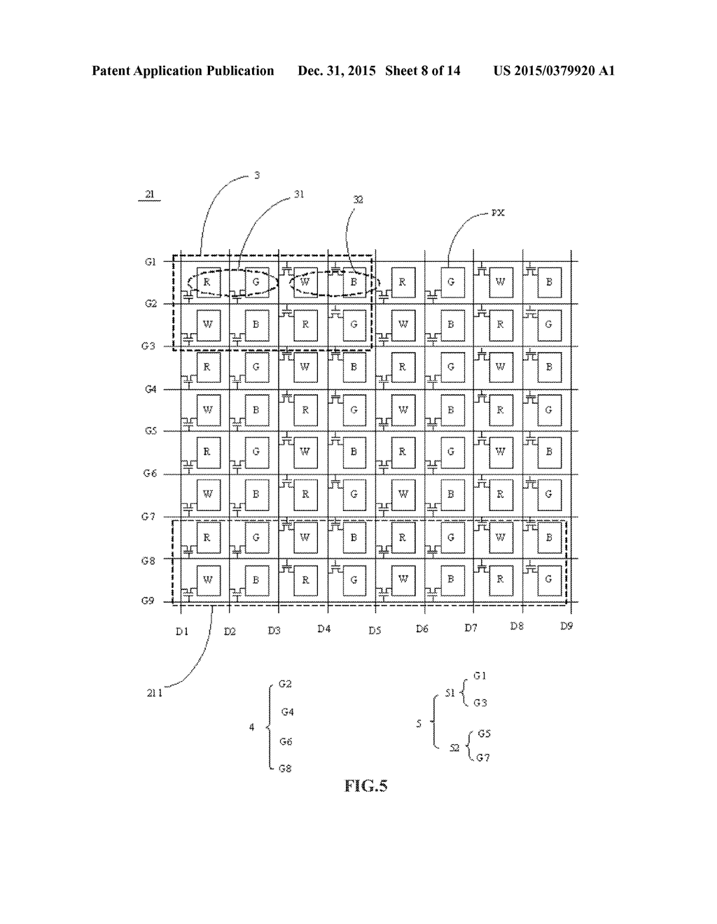 THIN-FILM TRANSISTOR ARRAY SUBSTRATE AND METHOD FOR DRIVING THE SAME AND     DISPLAY DEVICE - diagram, schematic, and image 09