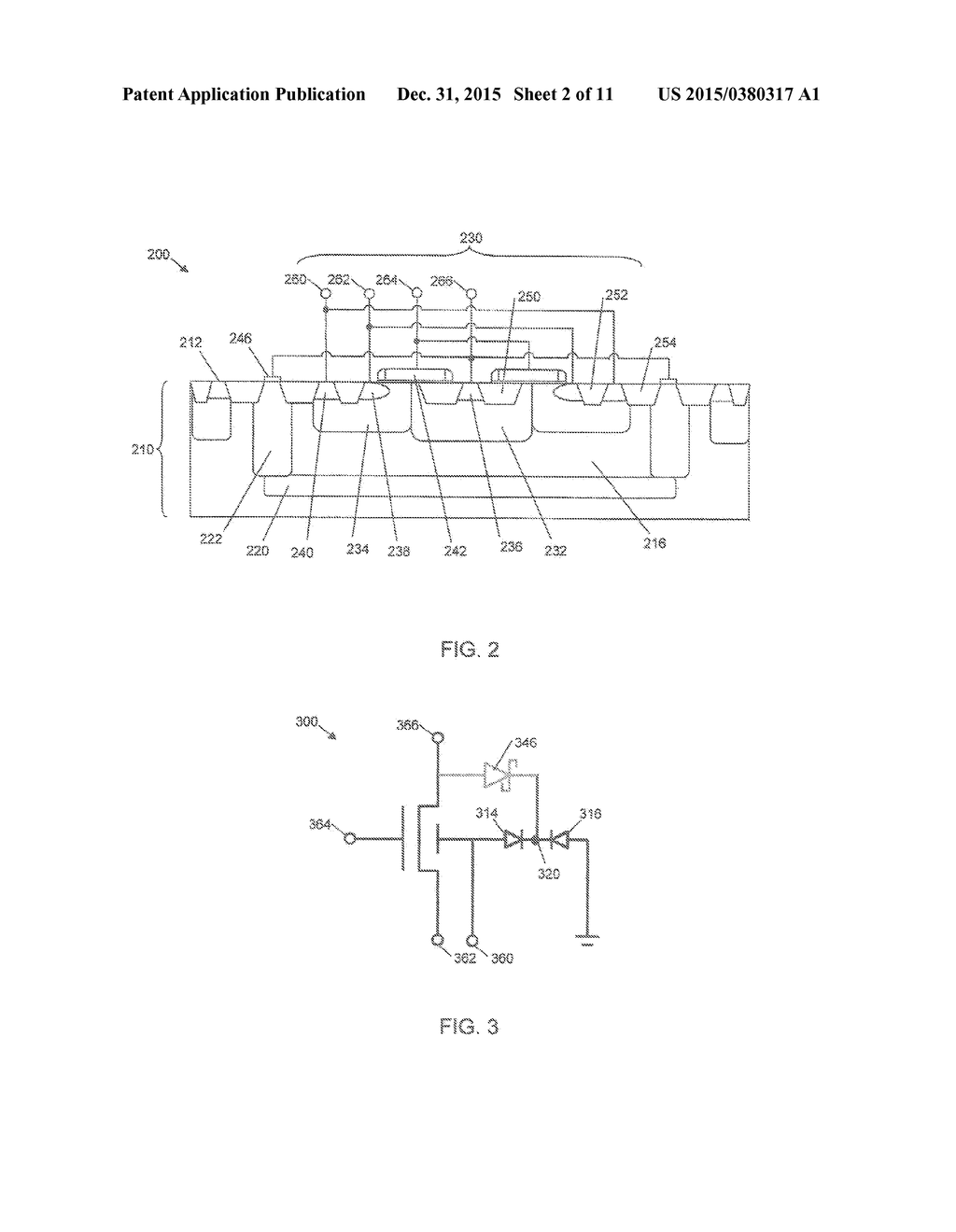 SEMICONDUCTOR DEVICE AND DRIVER CIRCUIT WITH DRAIN AND ISOLATION STRUCTURE     INTERCONNECTED THROUGH A DIODE CIRCUIT, AND METHOD OF MANUFACTURE THEREOF - diagram, schematic, and image 03