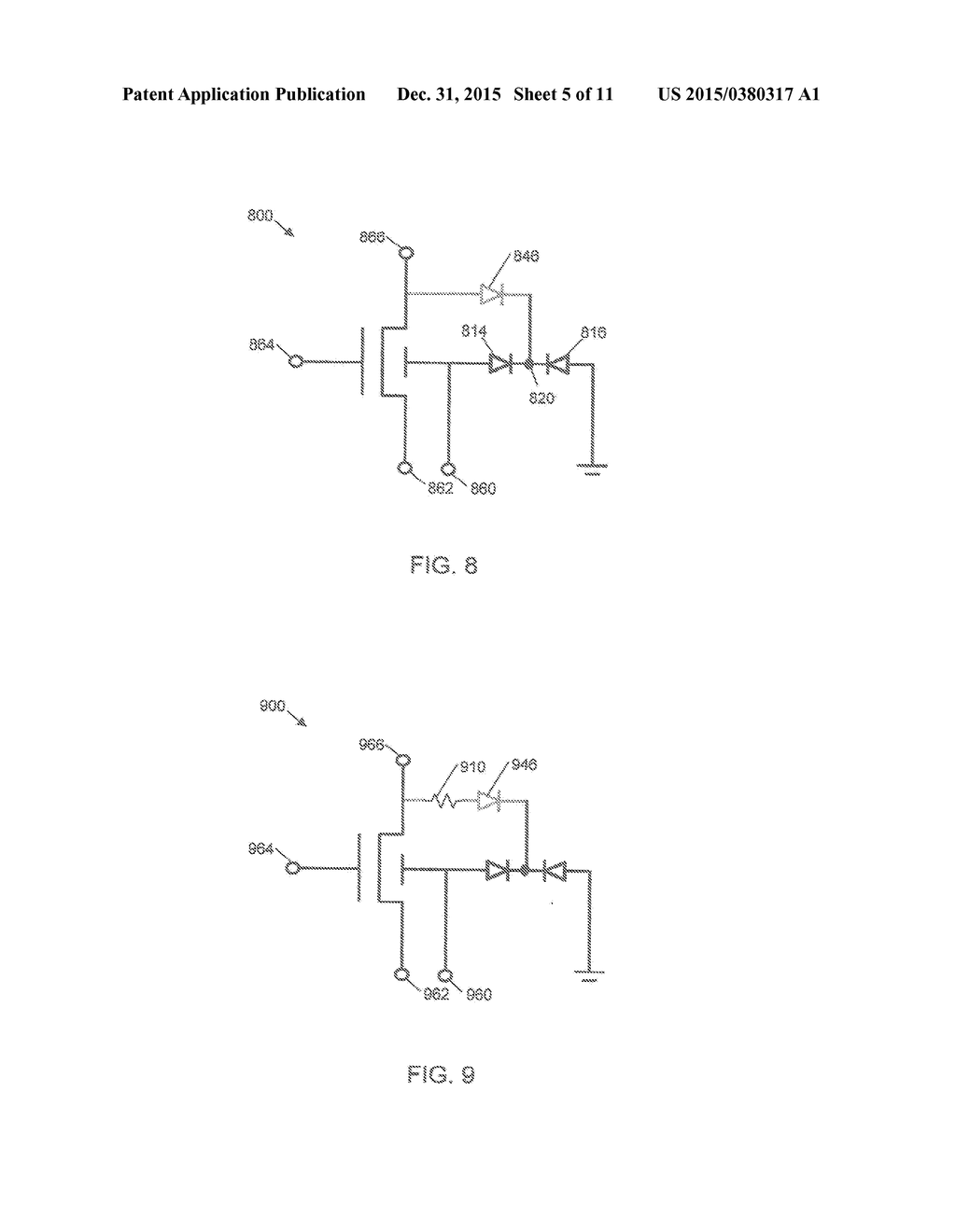 SEMICONDUCTOR DEVICE AND DRIVER CIRCUIT WITH DRAIN AND ISOLATION STRUCTURE     INTERCONNECTED THROUGH A DIODE CIRCUIT, AND METHOD OF MANUFACTURE THEREOF - diagram, schematic, and image 06