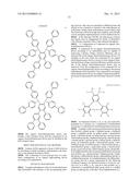 MATERIAL FOR ORGANIC ELECTROLUMINESCENCE DEVICE AND ORGANIC     ELECTROLUMINESCENCE DEVICE USING THE SAME diagram and image