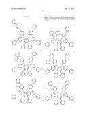 MATERIAL FOR ORGANIC ELECTROLUMINESCENCE DEVICE AND ORGANIC     ELECTROLUMINESCENCE DEVICE USING THE SAME diagram and image