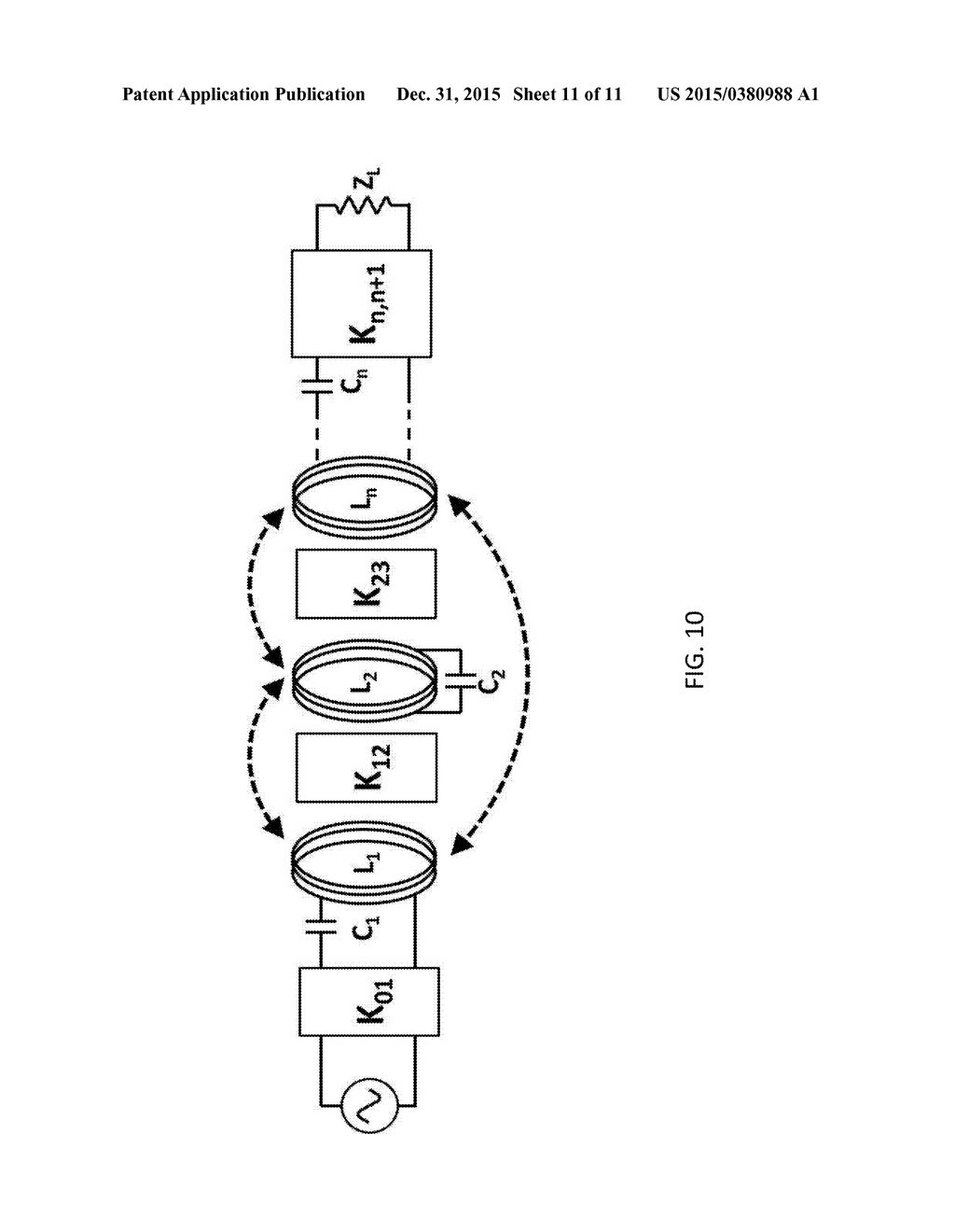 MAGNETIC RESONANCE COUPLING ARRANGEMENT - diagram, schematic, and image 12