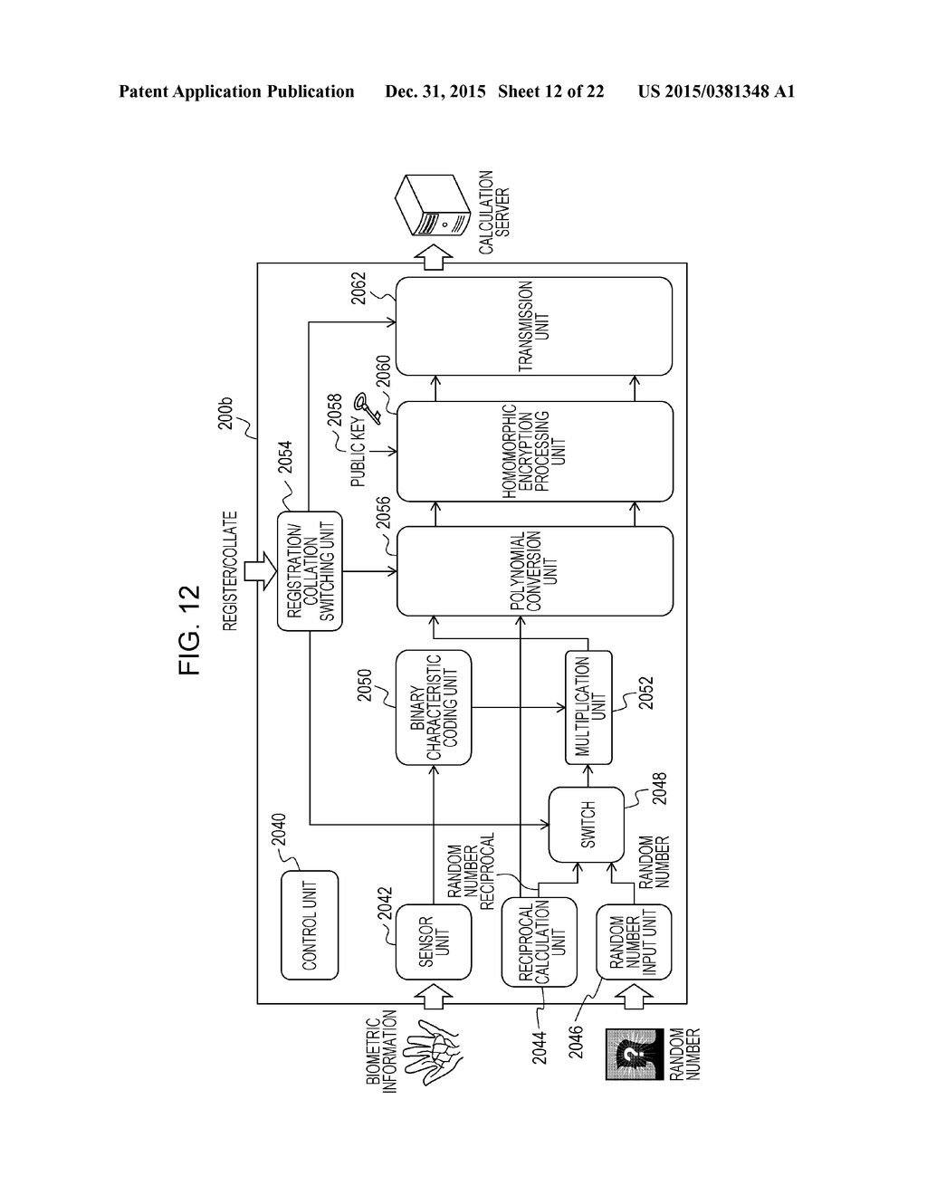 ENCRYPTION PROCESSING METHOD, ENCRYPTION PROCESSING DEVICE, AND     COMPUTER-READABLE RECORDING MEDIUM STORING PROGRAM FOR ENCRYPTION     PROCESSING - diagram, schematic, and image 13