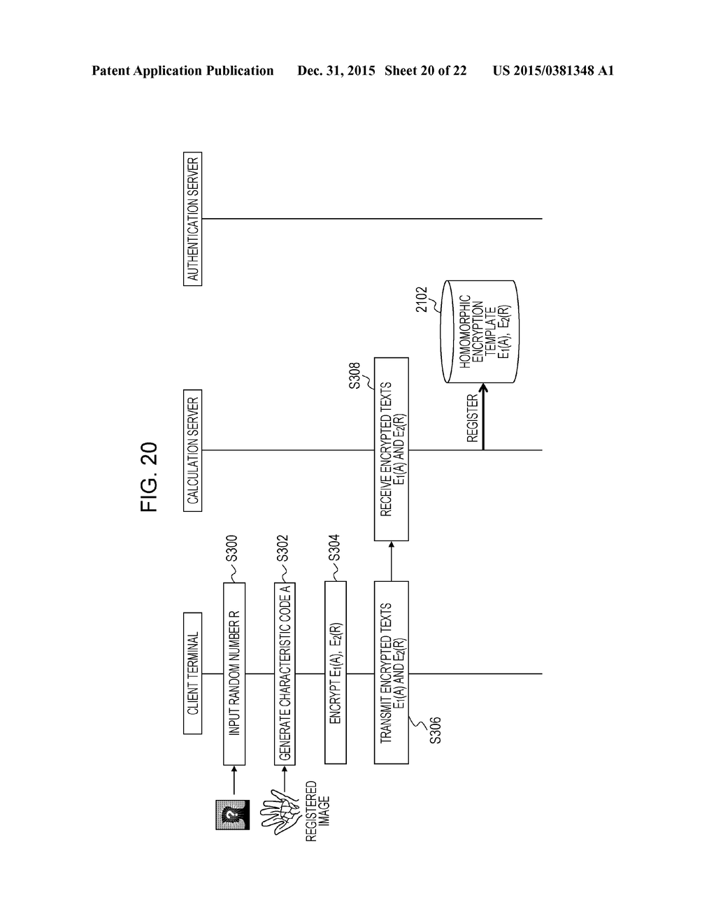 ENCRYPTION PROCESSING METHOD, ENCRYPTION PROCESSING DEVICE, AND     COMPUTER-READABLE RECORDING MEDIUM STORING PROGRAM FOR ENCRYPTION     PROCESSING - diagram, schematic, and image 21