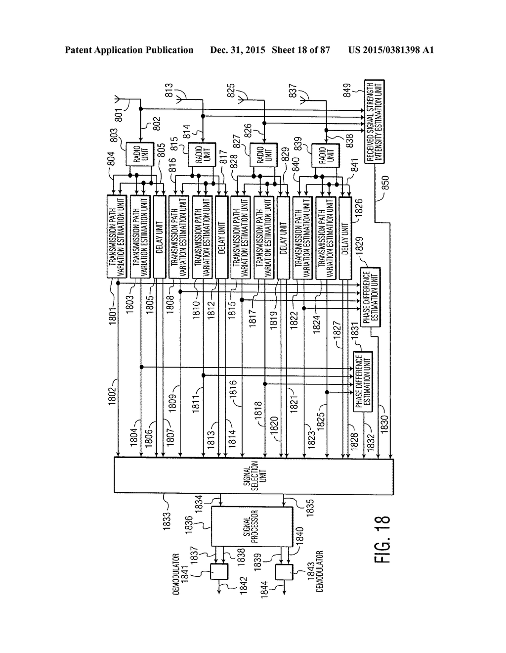 TRANSMISSION AND RECEPTION SIGNAL PROCESSOR AND METHOD - diagram, schematic, and image 19