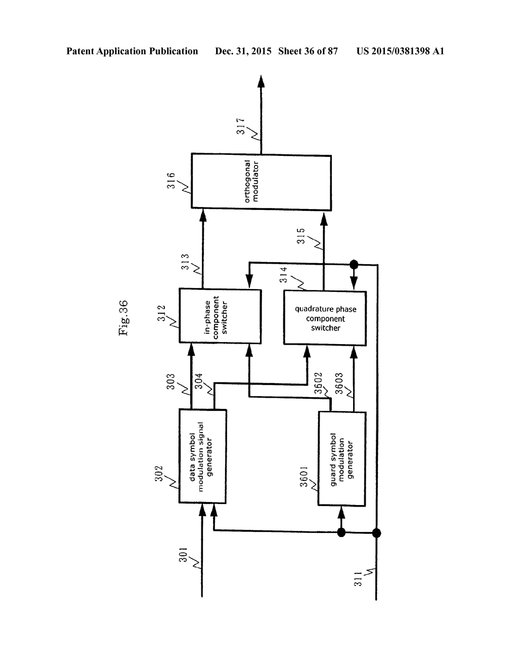 TRANSMISSION AND RECEPTION SIGNAL PROCESSOR AND METHOD - diagram, schematic, and image 37