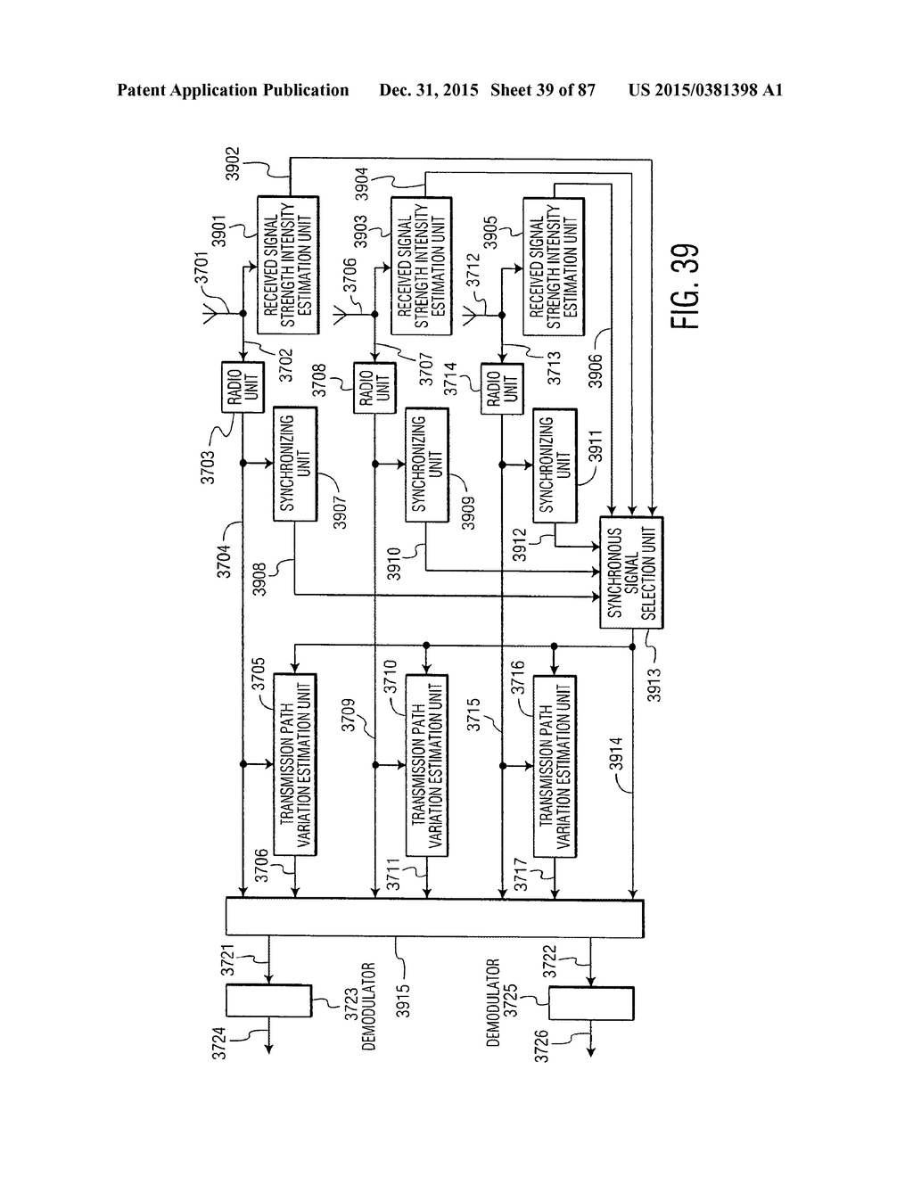 TRANSMISSION AND RECEPTION SIGNAL PROCESSOR AND METHOD - diagram, schematic, and image 40