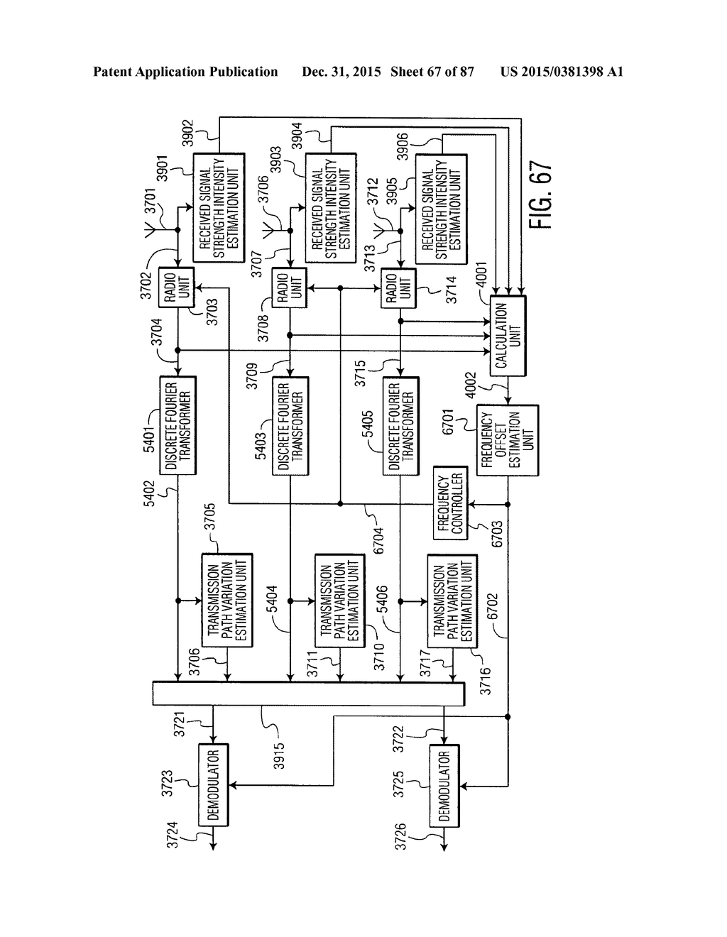 TRANSMISSION AND RECEPTION SIGNAL PROCESSOR AND METHOD - diagram, schematic, and image 68