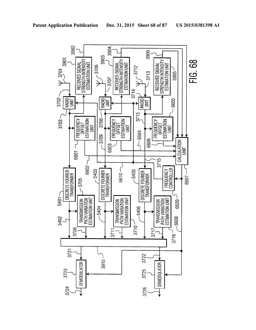 TRANSMISSION AND RECEPTION SIGNAL PROCESSOR AND METHOD - diagram, schematic, and image 69