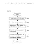 Document Processing Device That Facilitates Evaluation of Document,     Document Processing Method, and Recording Medium diagram and image
