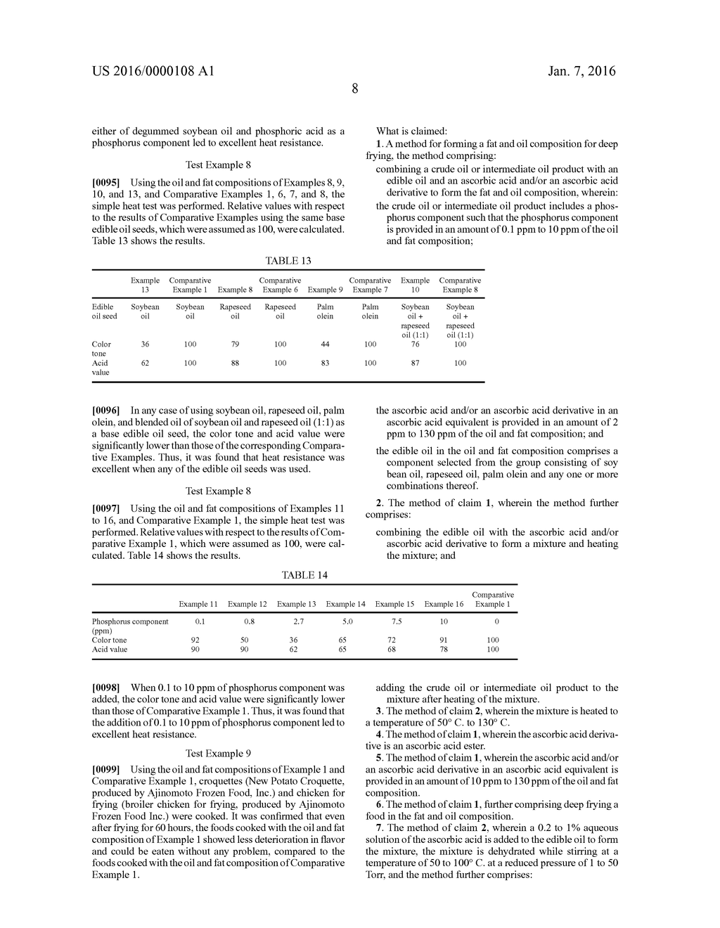 Oil and Fat Composition for Deep Frying - diagram, schematic, and image 09