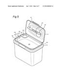 THERMOFORMED CONTAINER WITH LID diagram and image